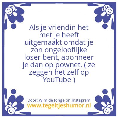 Tegeltje: Pow Net ?