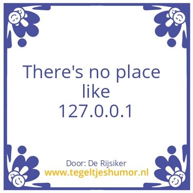 Tegeltje: home