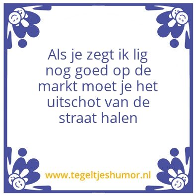 Tegeltje: Humor