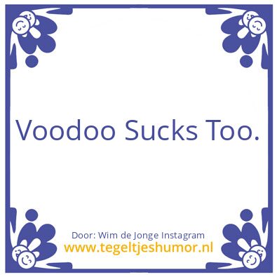 Tegeltje: Wim de Jonge Instagram