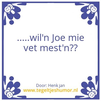 Tegeltje: Jo