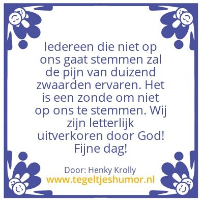 Tegeltje: Henky