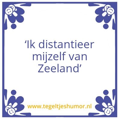 Tegeltje: Zeeland