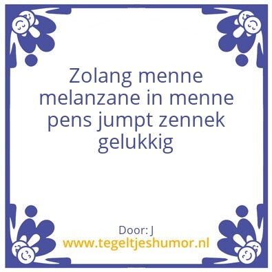 Tegeltje: Melanzane