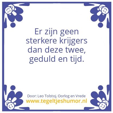 Tegeltje: Krijgers