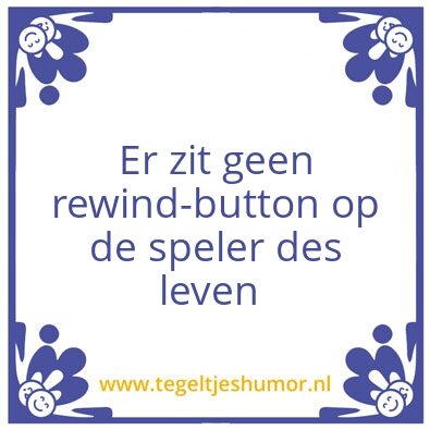 Tegeltje: Rewind