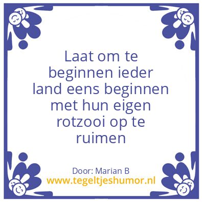 Tegeltje: Marian Borg