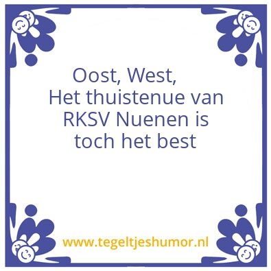 Tegeltje: Nuenen