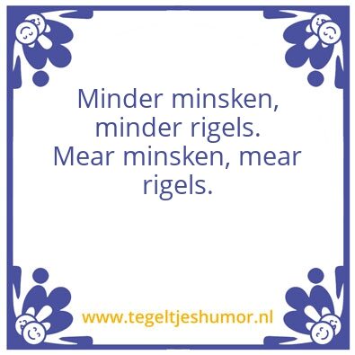 Tegeltje: Demorasy