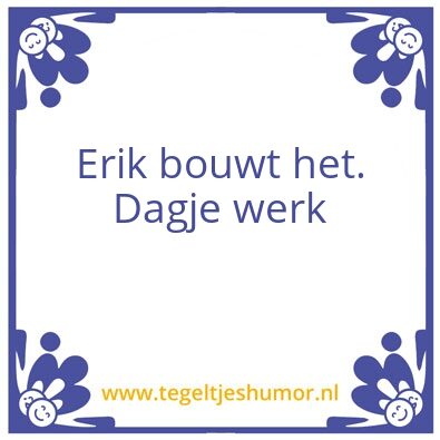 Tegeltje: Mitchel