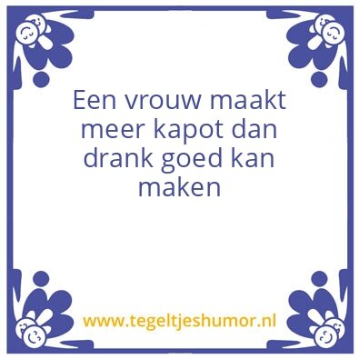 Tegeltje: Vrouw