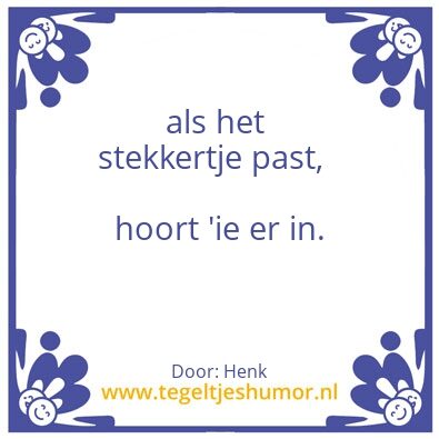 Tegeltje: Henk