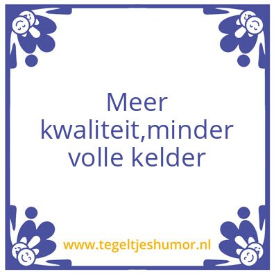 Tegeltje: Kelder