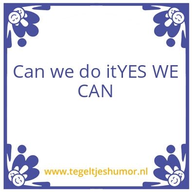 Tegeltje: The crazy WABteam