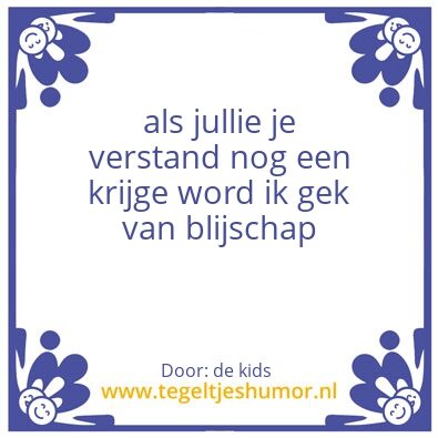 Tegeltje: papa