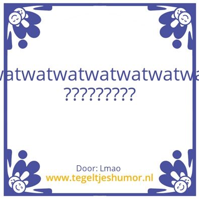 Tegeltje: Jemoeder