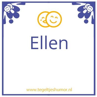 Tegeltje: Wie is Delvin?