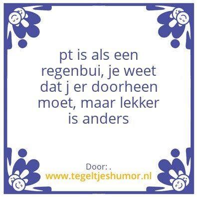 Tegeltje: .