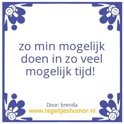 Tegeltje: lazysuterday