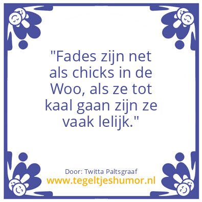 Tegeltje: Haar haar