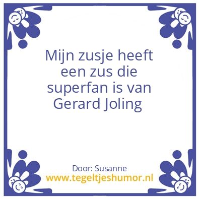 Tegeltje: Superfan