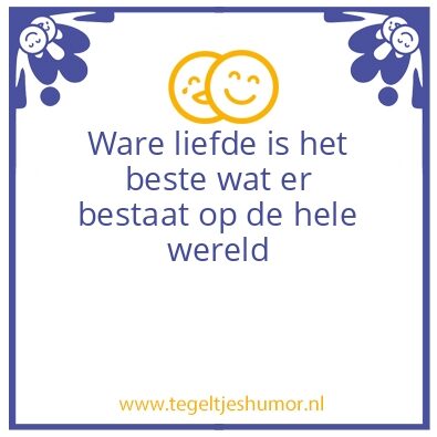 Tegeltje: Liefde