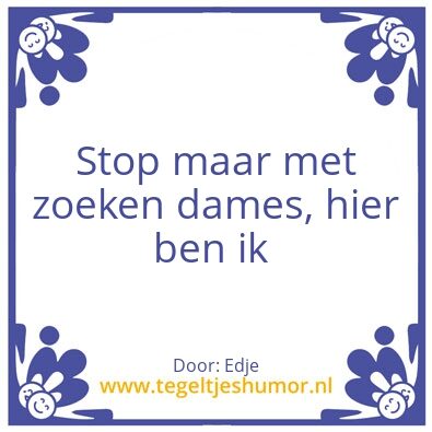 Tegeltje: .