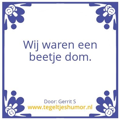 Tegeltje: Ik ben Gerrit