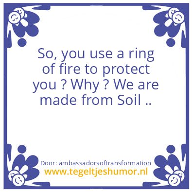Tegeltje: We are Soil