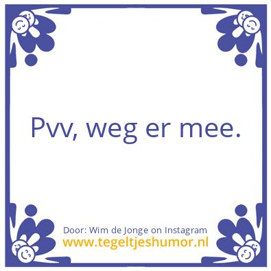 Tegeltje: pvv ?