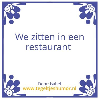 Tegeltje: Haha