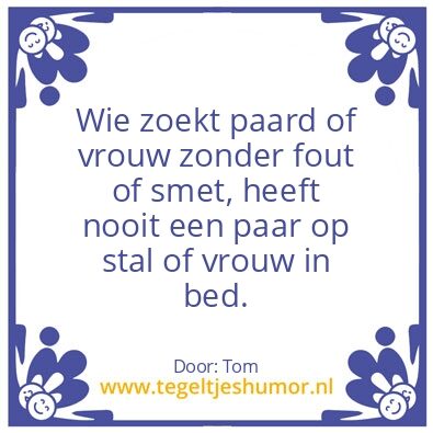 Tegeltje: Paard en vrouw