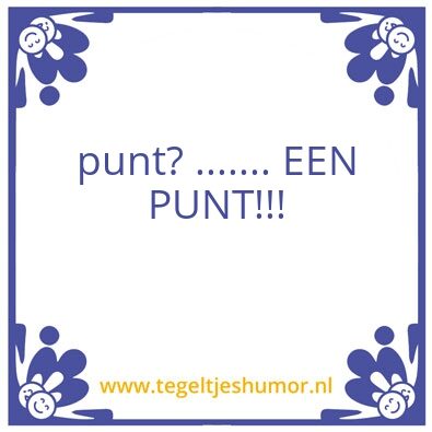 Tegeltje: Hsh