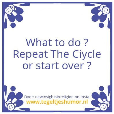 Tegeltje: What to do ?