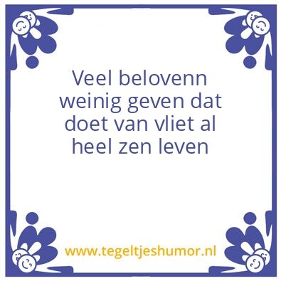 Tegeltje: Van vliet