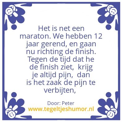 Tegeltje: Vakantie
