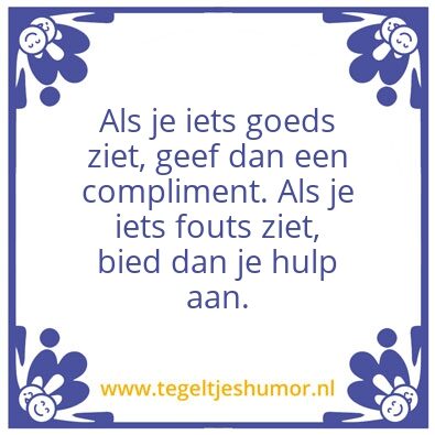 Tegeltje: .