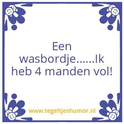 Tegeltje: Het gaat om de inhoud ;)