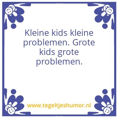Tegeltje: Kids
