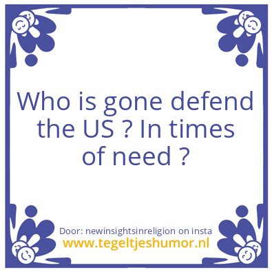 Tegeltje: Who cares ?