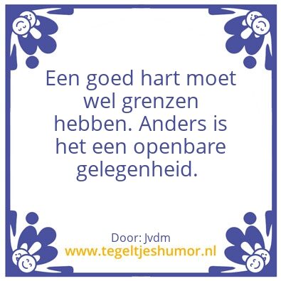 Tegeltje: .
