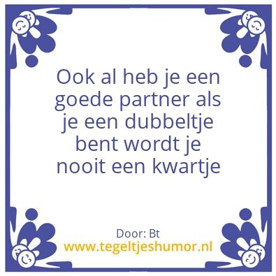 Tegeltje: Humor