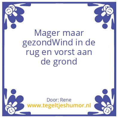 Tegeltje: Rene 1