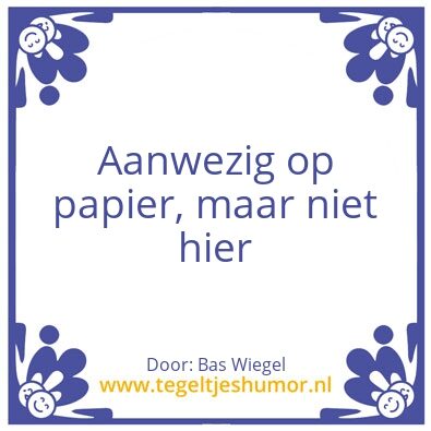 Tegeltje: Overuren