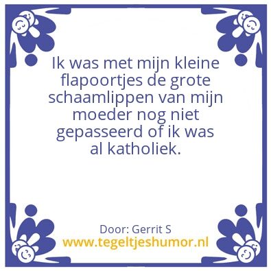 Tegeltje: Ik ben Gerrit