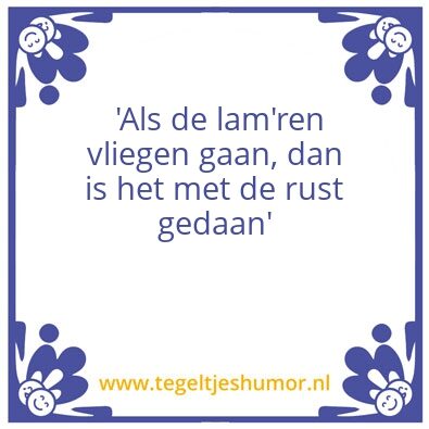 Tegeltje: Lam