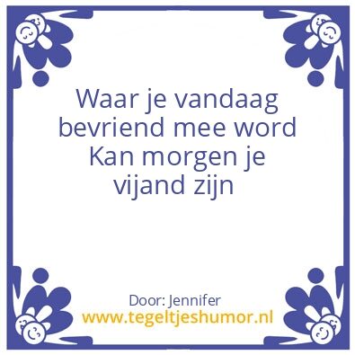 Tegeltje: Spreuken