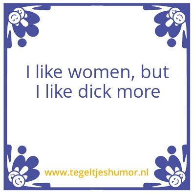 Tegeltje: Women