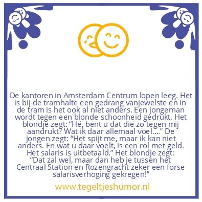 Tegeltje: Wat voel ik daar