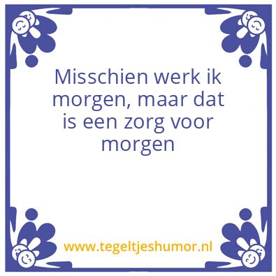 Tegeltje: Meneer